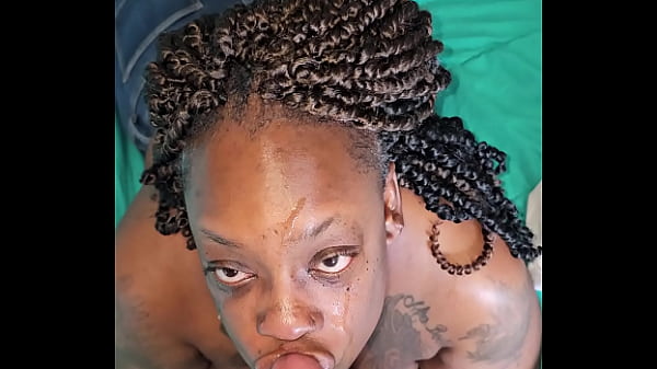 Grannie facefucked before going to teach at school
