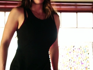 Shy busty curved milf fucking stranger in 1st time hotwifing