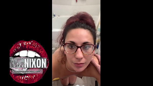 Eva rides Silas’ dick and begs for him to fill her throat deeper as she lustfully moans