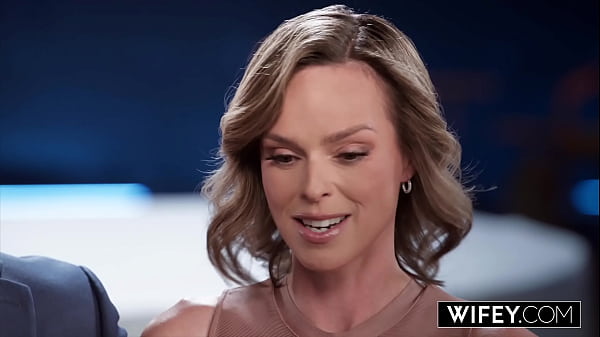 WIFEY Hotwife Seduces Coworkers for a Wild Office Threeway