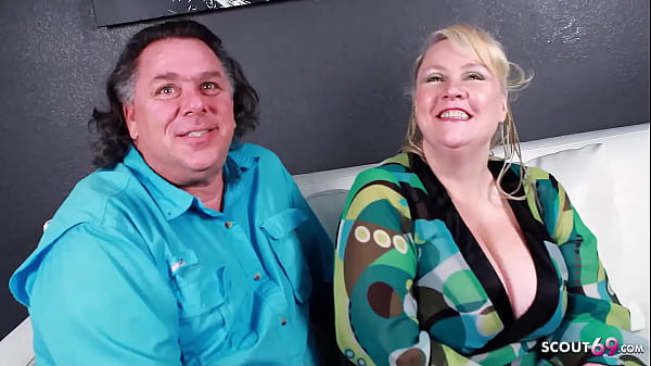 Mature Curvy MILF wife surprises husband with passionate fuck session featuring young stallion