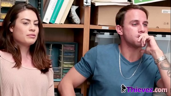 Curvy blonde Jessie shoplifts her way into a threesome, leaving boyfriend Jeff speechless as she steals pleasure from a stranger