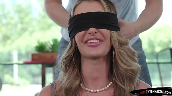 Linzee Ryder is blindfolded and teased as a big black cock prepares to dominate her orgy-ready body in a wild hotwife adventure.
